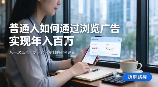 2026最新技术,24小时全自动浏览广告,全网独家项目,单台设备日入200+新手小白可快速上手,支持实地学习实地考察【揭秘】-翻身路网创