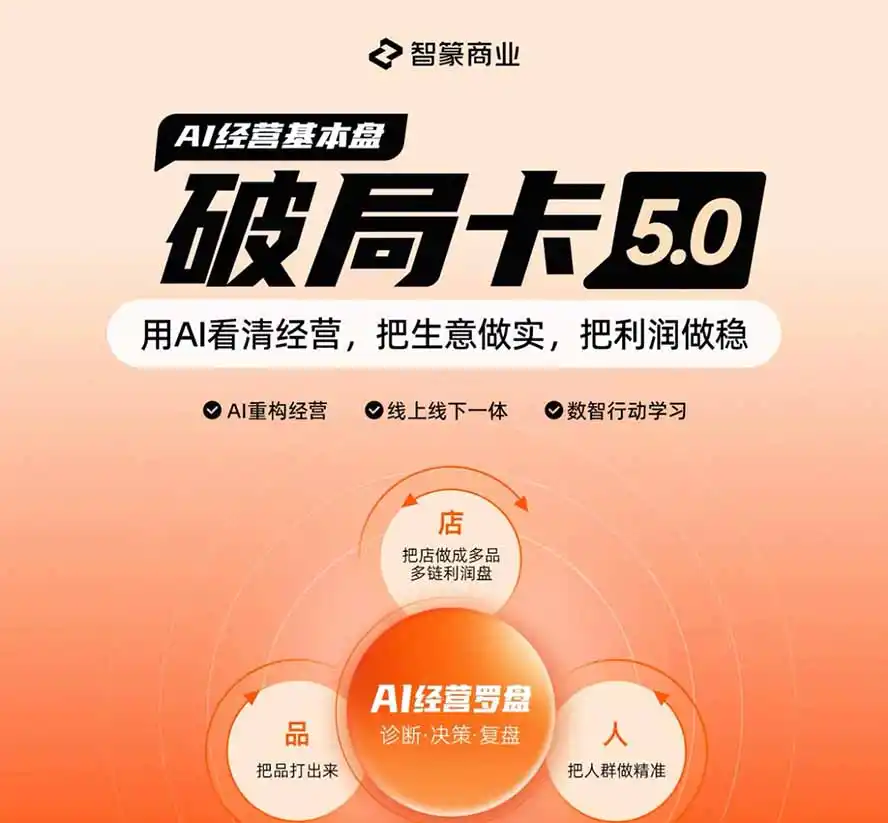 淘宝天猫2026破局卡5.0：AI重构经营+线上线下一体化，用数据看清生意并搭建稳定利润基本盘-翻身路网创