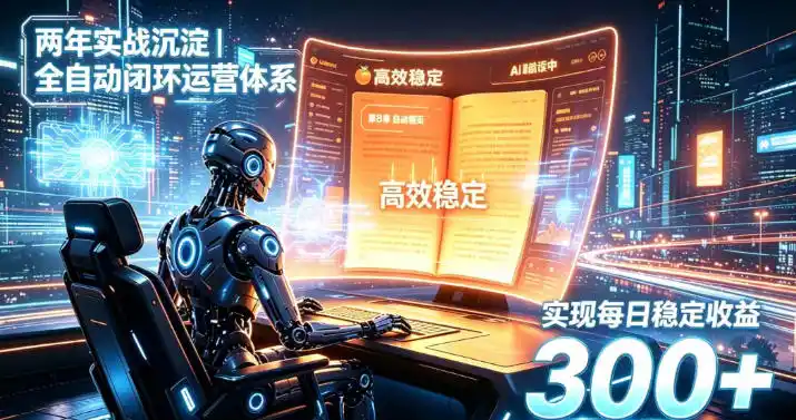两年实战沉淀｜全自动闭环运营体系，实现每日稳定收益300+【揭秘】-翻身路网创