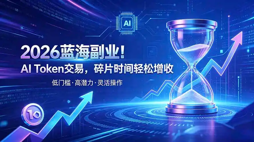 AI Token算力赛道！普通人可入局的数字副业-翻身路网创