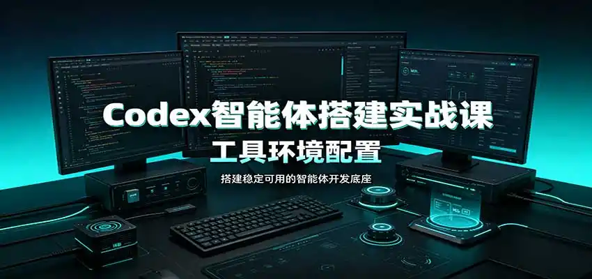 Codex智能体搭建实战课：工具环境配置，自定义技能开发，多业务自动化教学-翻身路网创
