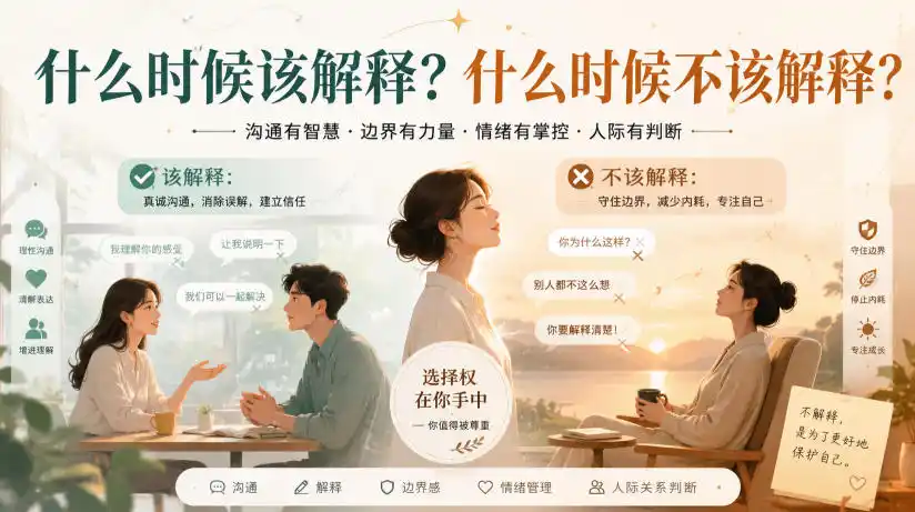 付费文章：什么时候该解释？什么时候不该解释？-翻身路网创