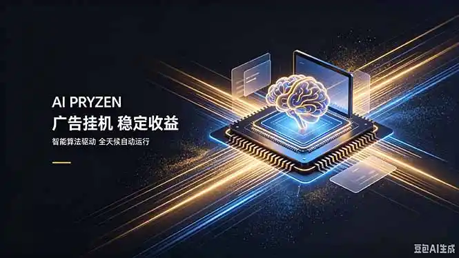 AI Pryzen 广告挂机｜24小时自动跑，日入300-500，新手零门槛-翻身路网创