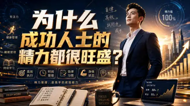 付费文章：为什么成功人士的精力都很旺盛？-翻身路网创