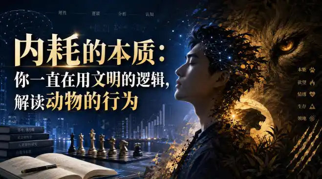 付费文章：内耗的本质：你一直在用文明的逻辑，解读动物的行为-翻身路网创