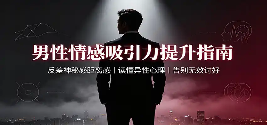 男性情感吸引力提升指南:反差神秘感距离感,读懂异性心理,告别无效讨好-翻身路网创