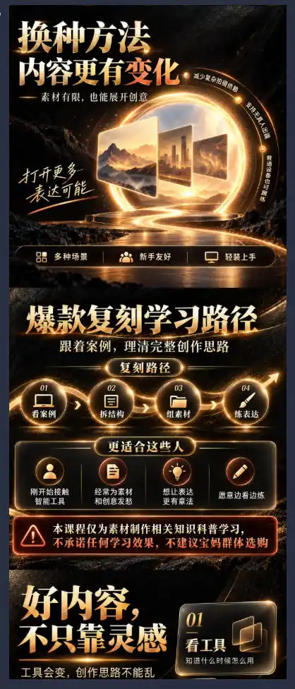 素材制作知识课，爆款复刻Codex短视频自动化，从素材拆解到创意表达，让AI自动“干活”，而不是只会回答问题-翻身路网创