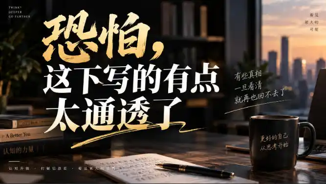 灏泽叔最新付费文章：恐怕，这下写的有点太通透了-翻身路网创