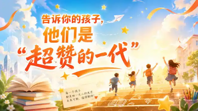 某付费社群专属文章：告诉你的孩子，他们是“超赞的一代”。-翻身路网创