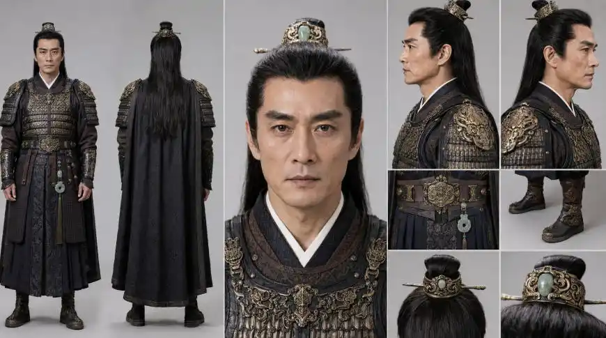 AI漫剧短剧人物资产200个古代言情人物+提示词，再也不用到处去找提示词生成人物了-翻身路网创
