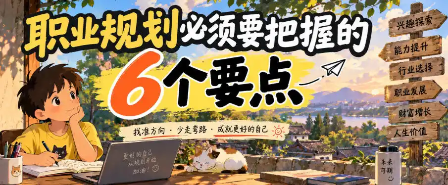 付费文章:职业规划必须要把握的6个要点-翻身路网创