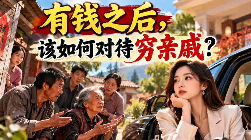 某公众号付费文章：有钱之后，该如何对待穷亲戚？-翻身路网创