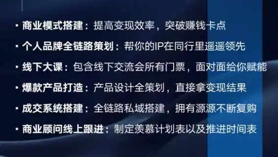 个人IP全域商业变现实战课 (无水印-翻身路网创