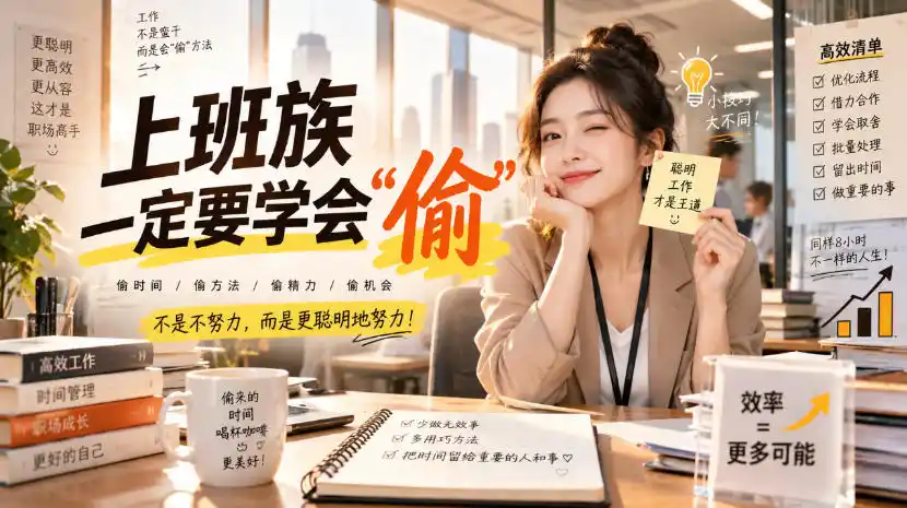 某社群精选付费文：上班族一定要学会“偷“-翻身路网创