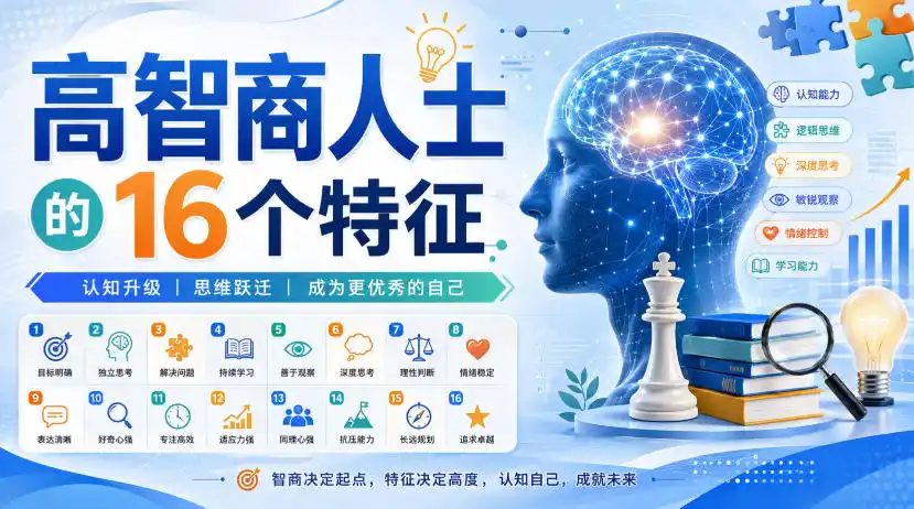 付费文章：高智商人士的16个特征-翻身路网创