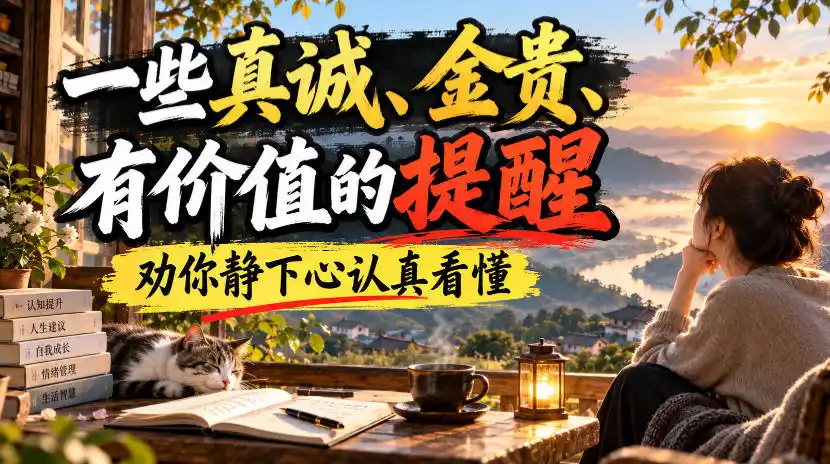 付费文章：一些真诚、金贵、有价值的提醒，劝你静下心认真看懂-翻身路网创