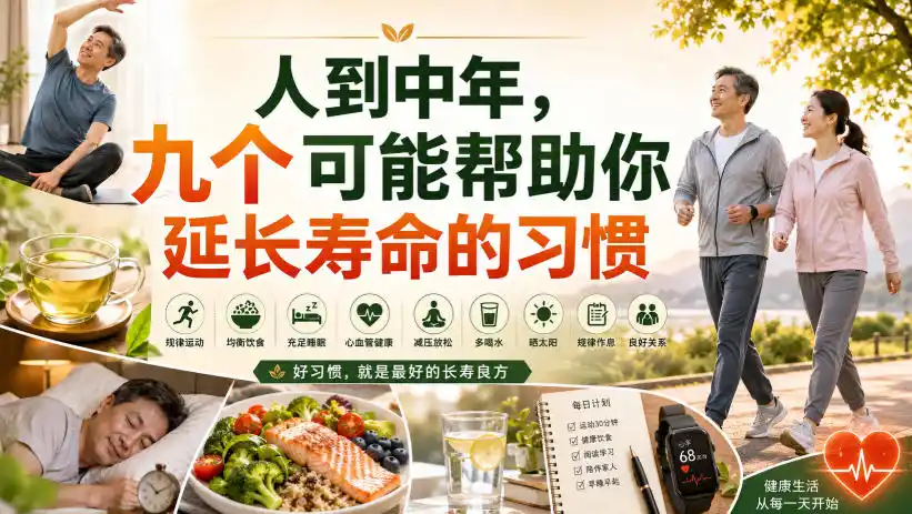 付费文章：人到中年，九个可能帮助你延长寿命的习惯-翻身路网创