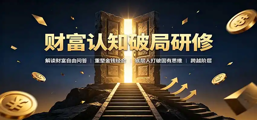 财富认知破局研修：解读”孙割”，重塑金钱观念，底层人打破固有思维跨越阶层-翻身路网创