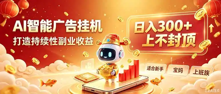 告别手动干活！AI自动化，解锁线上被动收益-翻身路网创