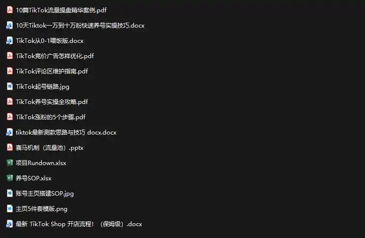 2026TikTok海外掘金实战课——养号SOP+爆款公式+选品测款+广告投流+Shop开店，跑通海外运营全链路-翻身路网创