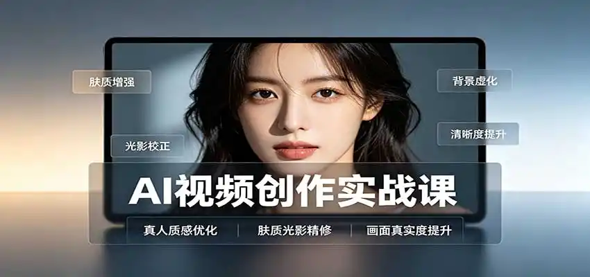 AI视频创作实战课：人物面部情绪调试，真人质感优化，提示词模板与变现方向-翻身路网创