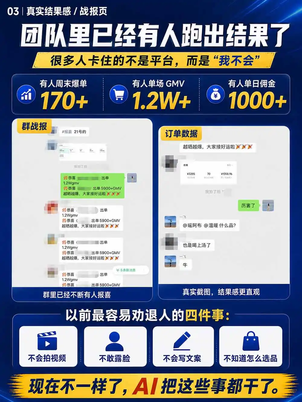 图片[5]-2026视频号AI爆品带货训练营-9月开课｜不露脸不直播，AI做视频发视频号，有人下单，你赚佣金，轻松单日佣金1000+-翻身路网创