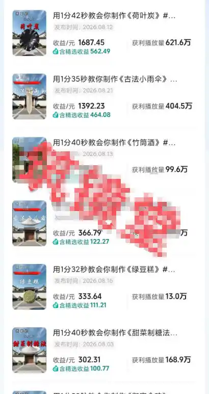 抖音20W粉丝博主的AI非遗知识科普教学,零基础制作非遗文化类短视频变现,解锁抖音精选独家收益