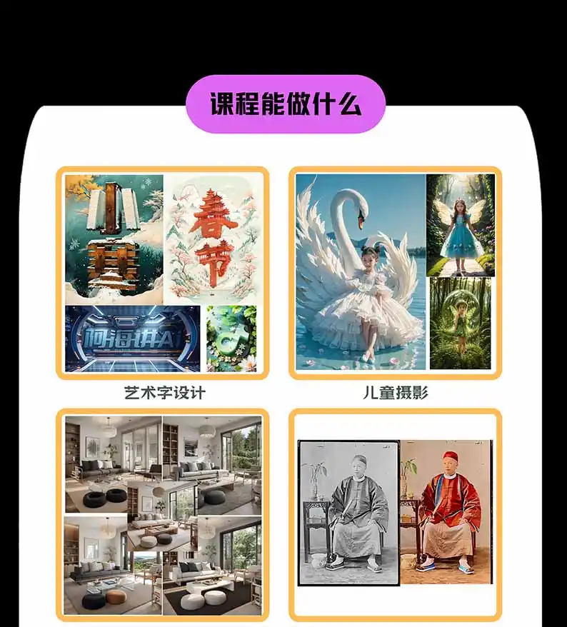 图片[1]-【无水印】AI商业视觉设计实战课：从SD基础部署到ComfyUI+Flux工作流，掌握摄影电商建筑AI创作-翻身路网创
